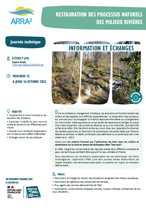 Programme JT Restauration processus