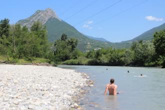 baignade dans le Drac Grenoble 2025