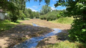 Ruisseau de la Tamina après restauration en 2024 - (c) SAGYRC