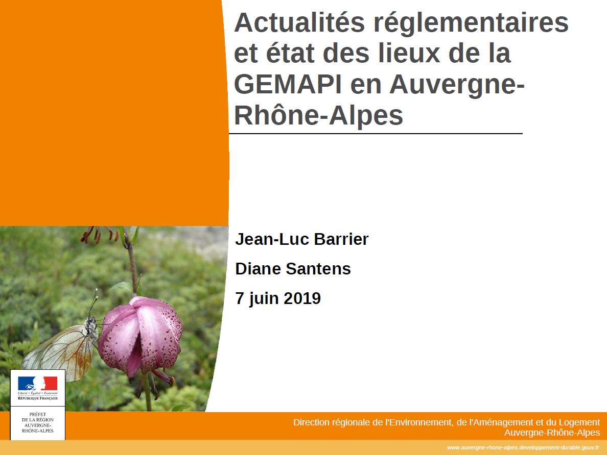 1- Jean-Luc Barrier & Diane Santens - DREAL AuRA