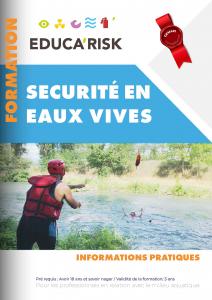 Formation sécurité en eaux vives